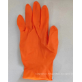 Guante de textura de 6mil Diamond Orange Advance Glove Nitrile Glove